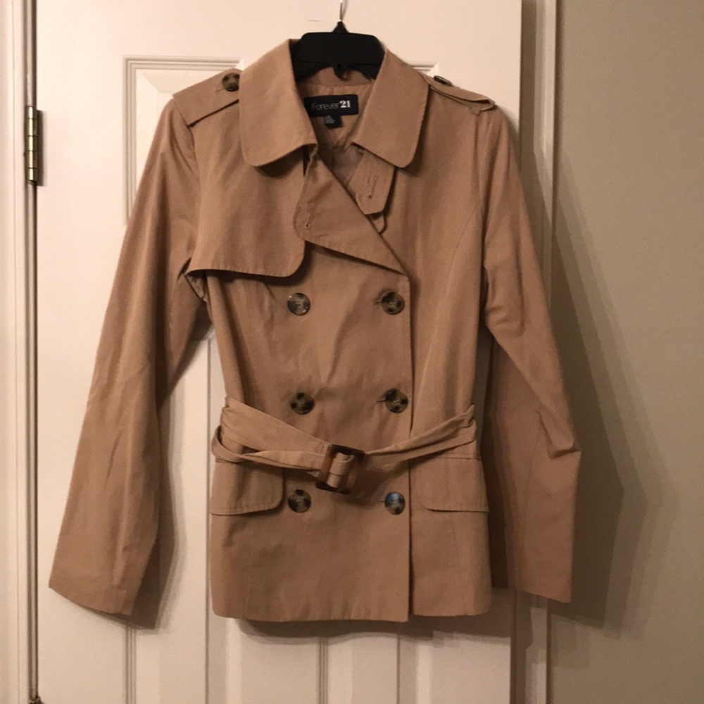 SOLD- Tan Trench Coat